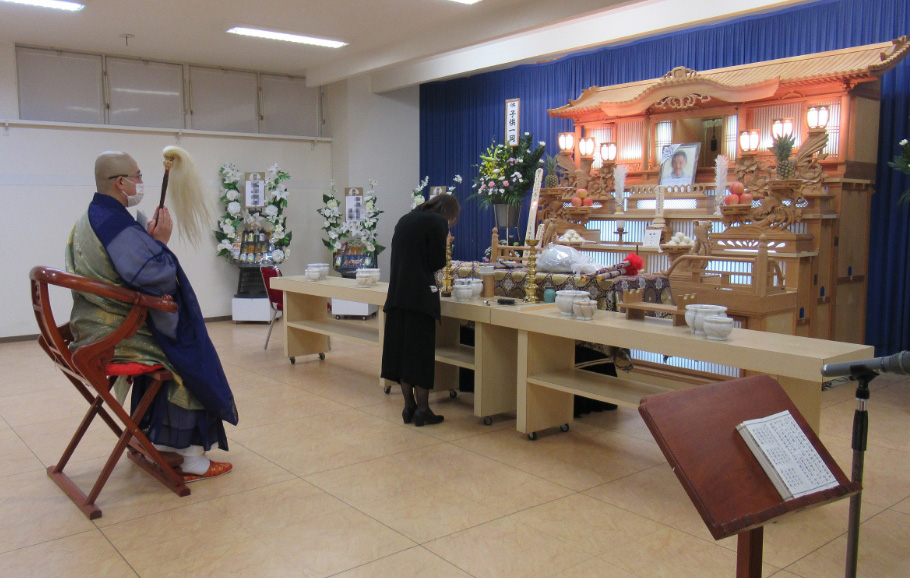 通夜式場と葬儀式場は兼用